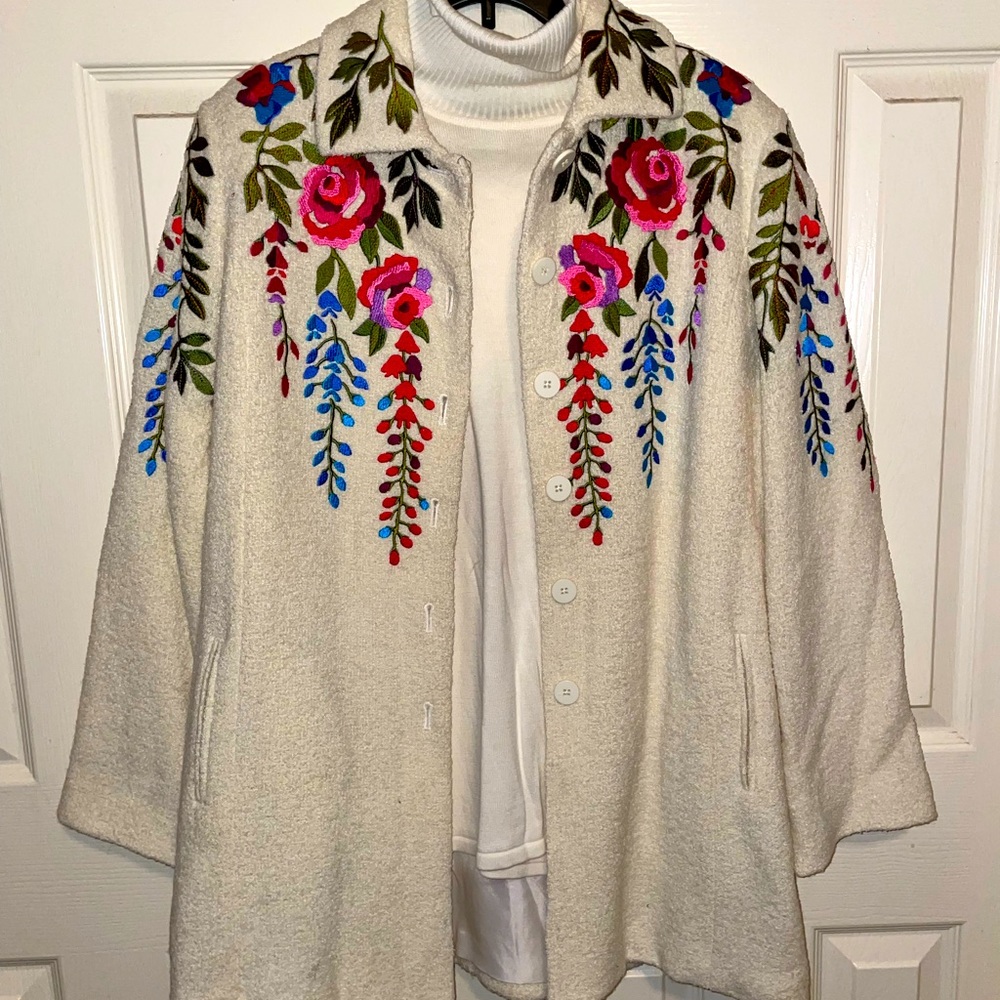 Linea by Louis Dell’Olio floral coat